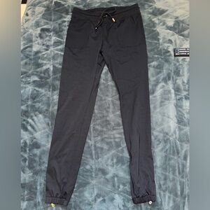 Black Slim Fit Athletic Joggers